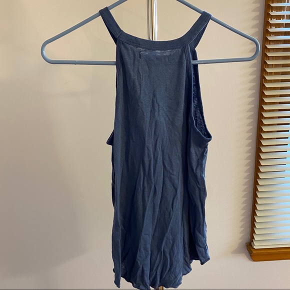 A&F Linen Blend High Neck Tank - Picture 5 of 5